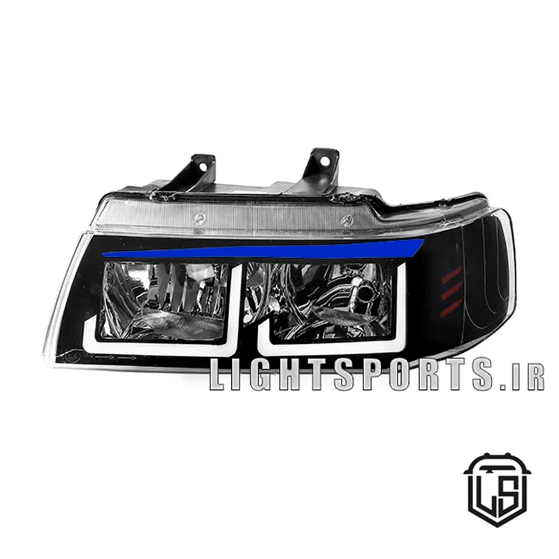 چراغ جلو اسپرت سمند طرح کادری ابرو آبی