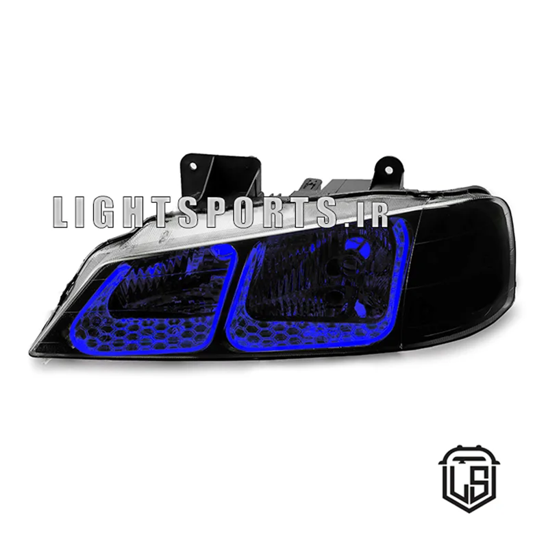 چراغ اسپرت پژو پارس طرح U آبی