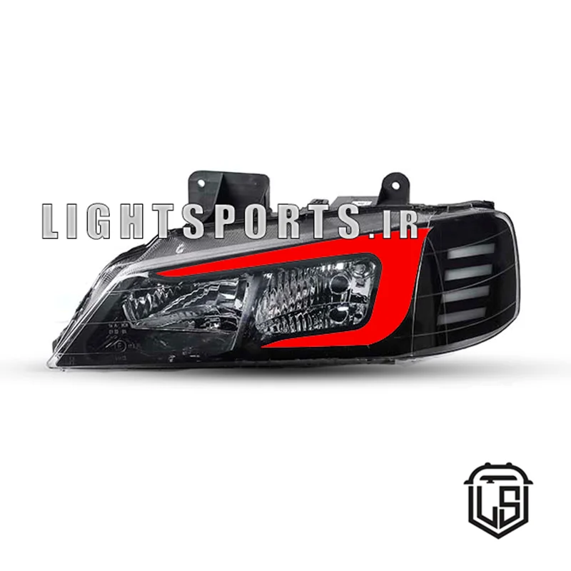چراغ اسپرت پژو پارس طرح کادنزا قرمز