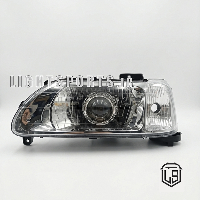 چراغ جلو پراید 131 لنز دار bi led